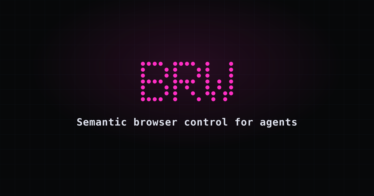 Show HN: Brw - better than Claude chrome
